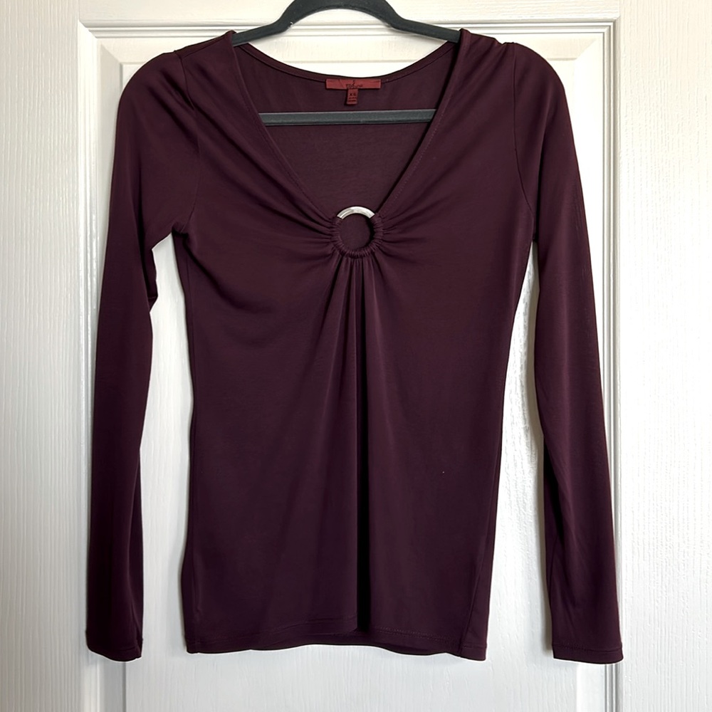 Buckle long sleeve top XS